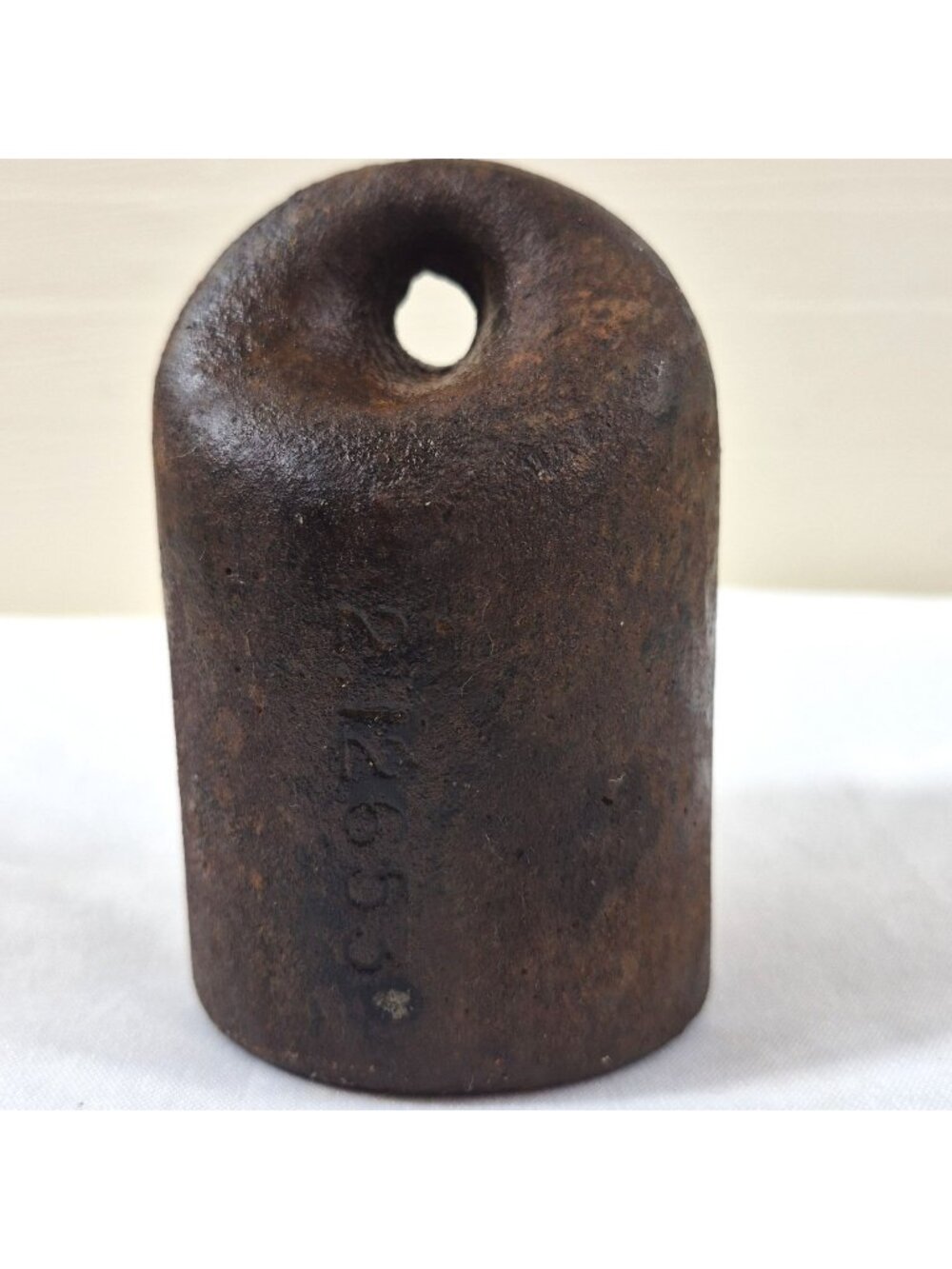 Antique Cast Iron Hanging Counterweight Window Sash 4 1/2 lb Marked 212653
